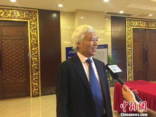 “天然氣將成為中國的第三大主體能源”，國務院發(fā)展研究中心資源與環(huán)境政策研究所研究員郭焦鋒。高瑞峰攝